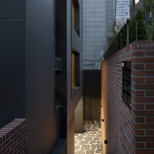 강남구 역삼동 Olze 근린생활시설 지하 선큰정원 외부계단 — 숨21건축사사무소 설계